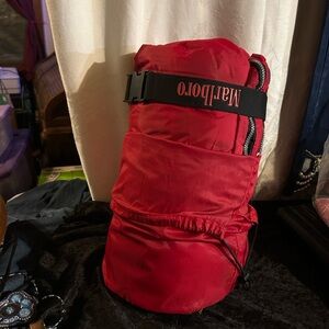 Rare 90’s Marlboro Adventure Gear sleeping bag and cover